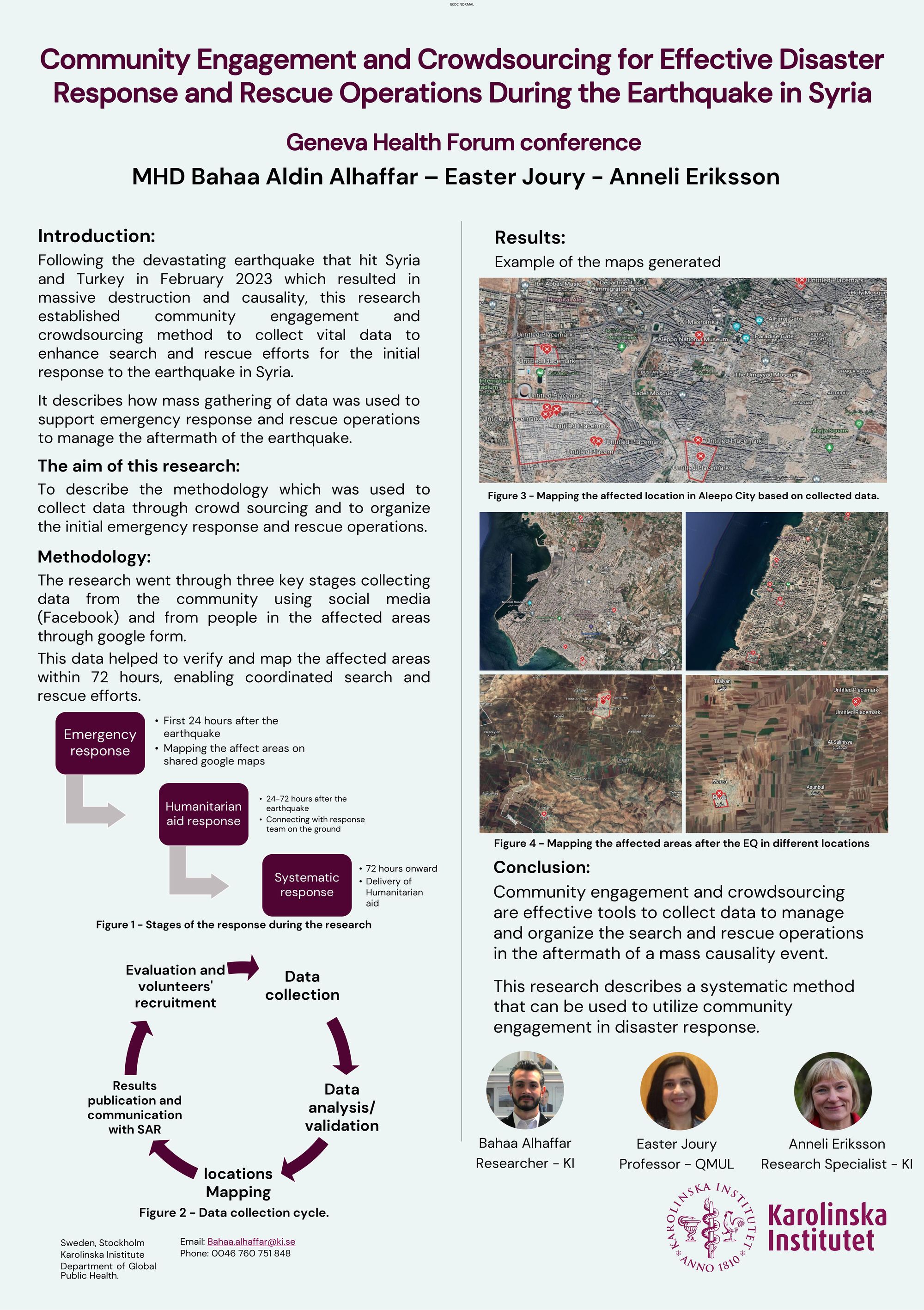 Community Engagement and Crowdsourcing for Effective Disaster : Response and Rescue Operations During the Earthquake in Syria