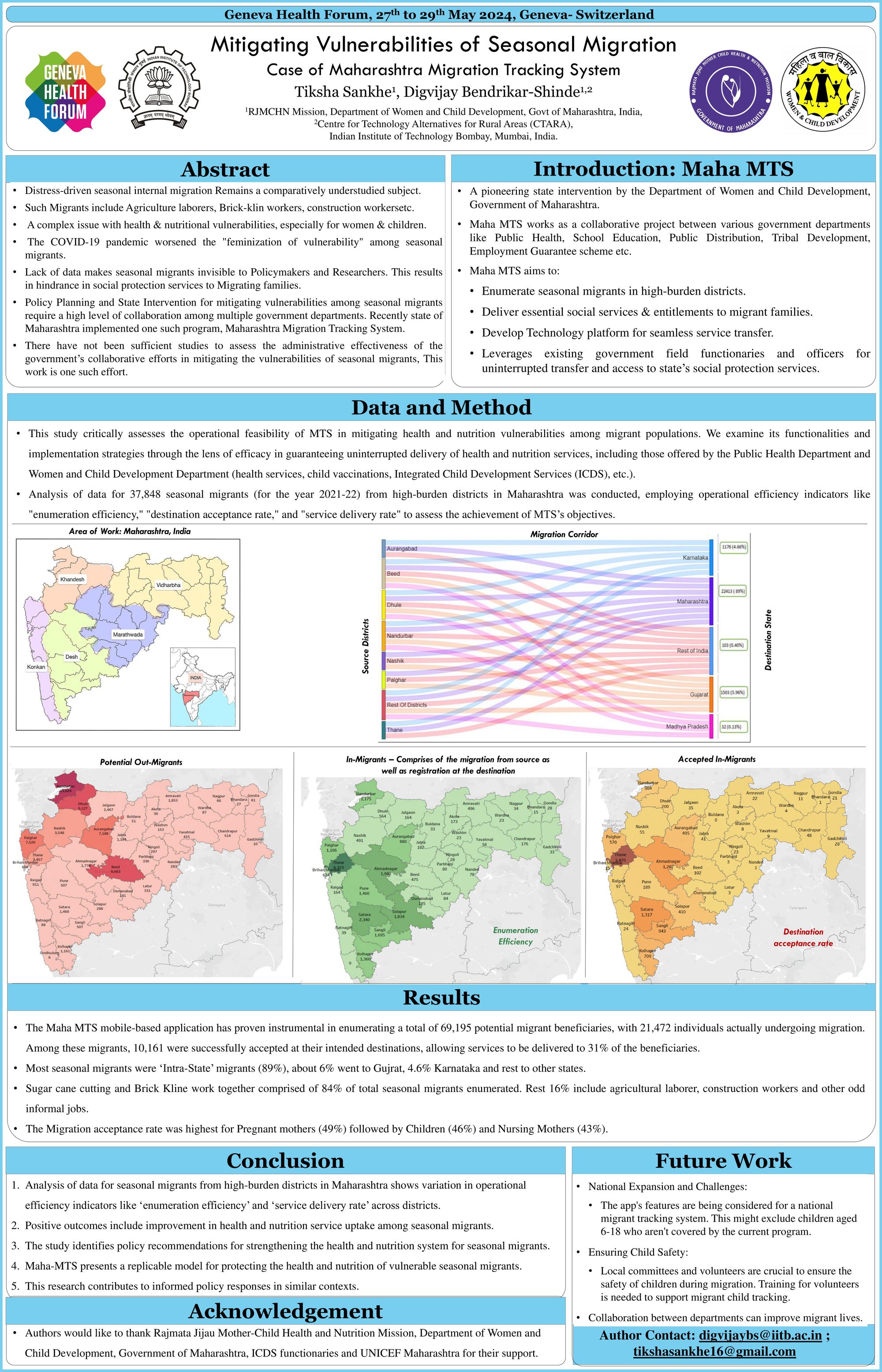 Mitigating Vulnerabilities in Distress-Driven Seasonal Migration: The Case of Maharashtra Migration Tracking System