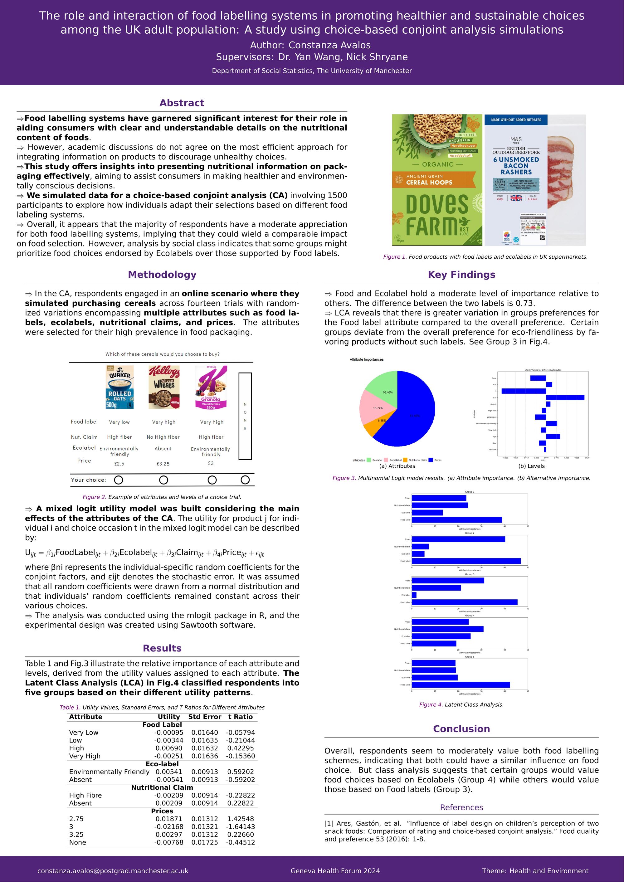 The role and interaction of food labelling systems in promoting healthier and sustainable choices among the UK adult population